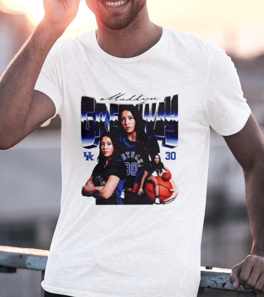 Maddyn Greenway 30 Kentucky Wildcats UK NTU Women's Basketball T-Shirt