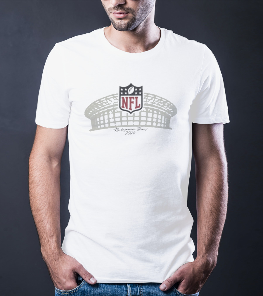 NFL Maracana Stadium Rio Game 2026 Super Bowl T-Shirt