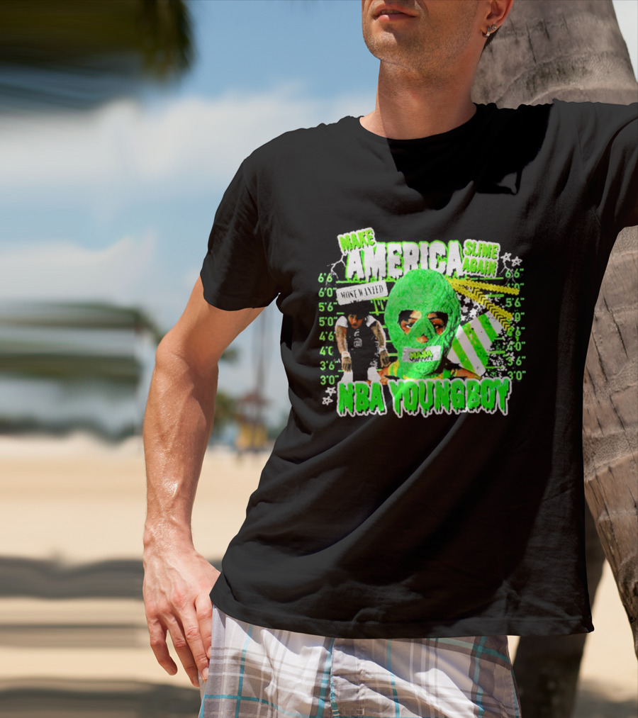 Make America Slime Again NBA Young Boy Tour T-Shirt