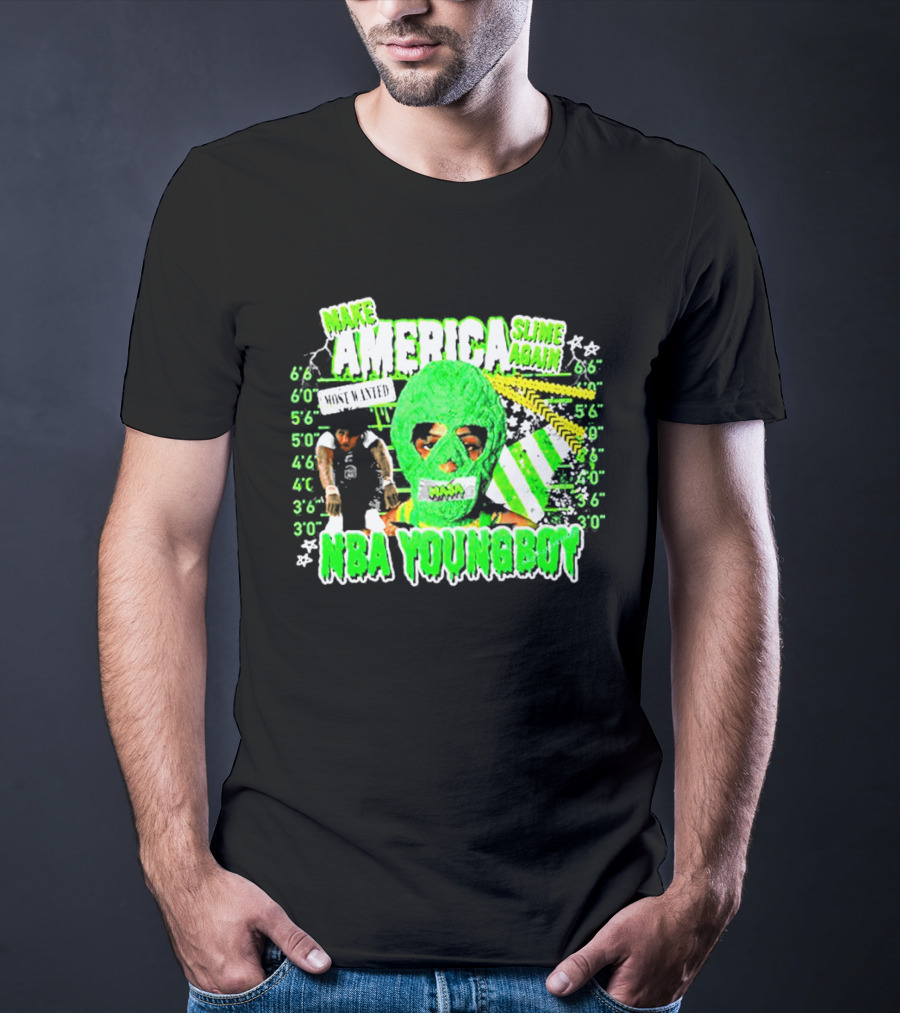 Make America Slime Again NBA Young Boy Tour T-Shirt