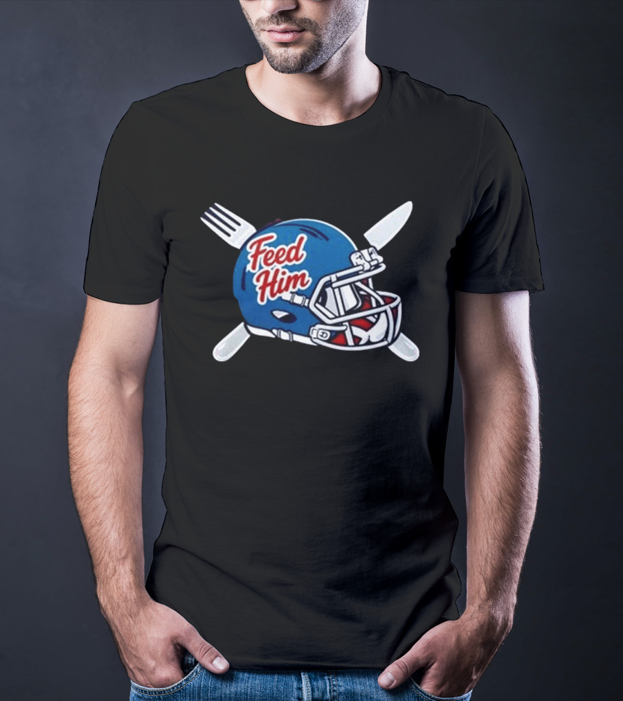 Ole Miss Rebels Feed Him Football Helmet 2026 T-Shirt