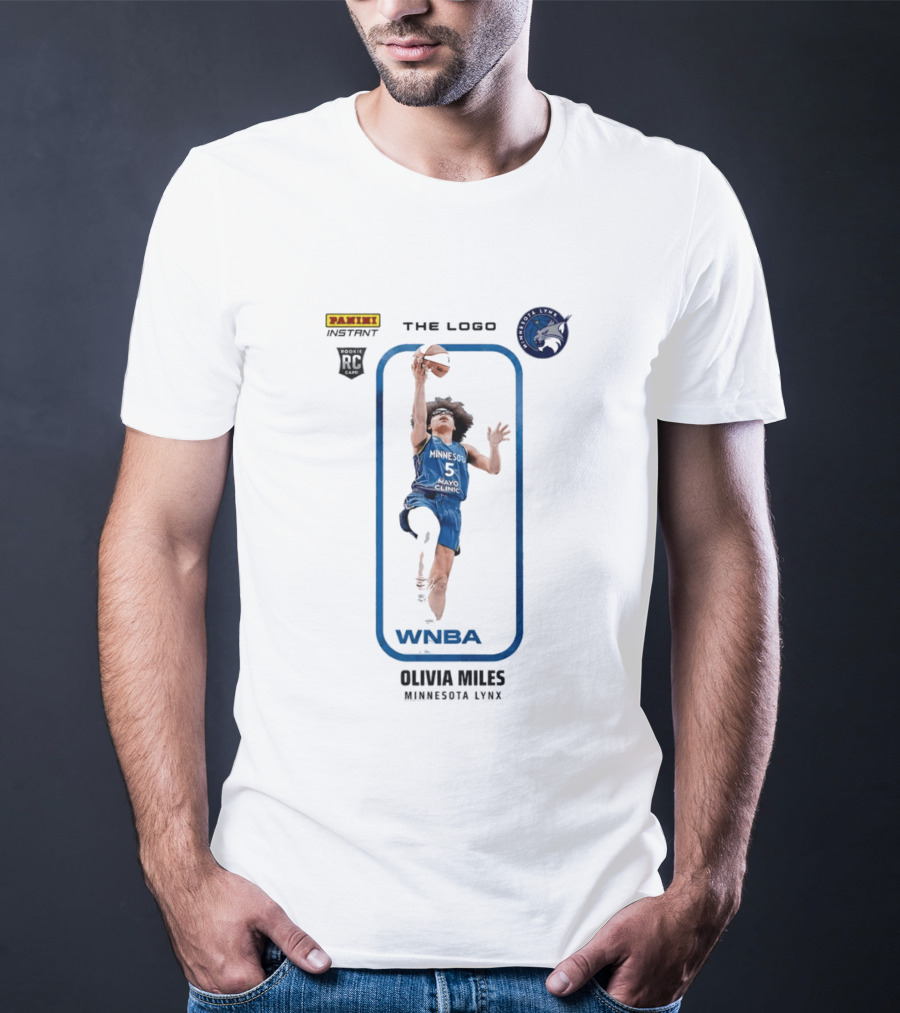 Panini Instant Olivia Miles Minnesota Lynx WNBA Rookie Card T-Shirt