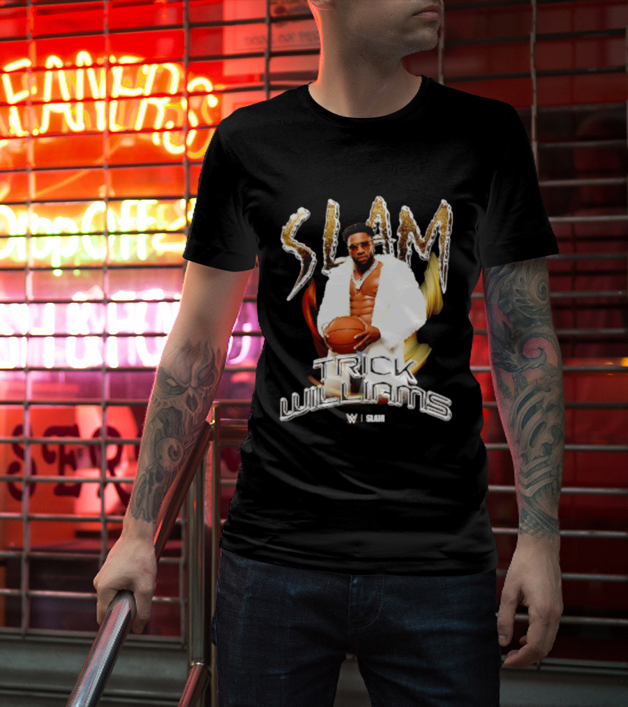 Trick Williams SLAM WWE Basketball Fashion Fusion T-Shirt