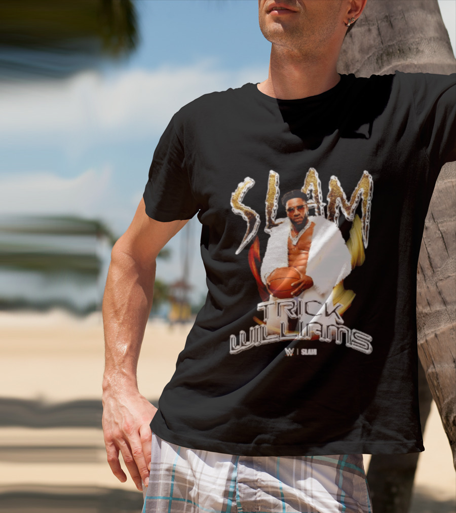 Trick Williams SLAM WWE Basketball Fashion Fusion T-Shirt