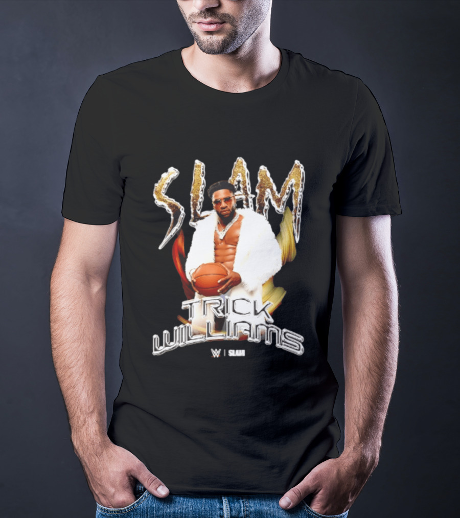 Trick Williams SLAM WWE Basketball Fashion Fusion T-Shirt