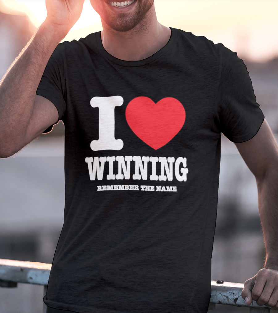 I Love Winning Remember The Name Donovan Ezeiruaku T-Shirt