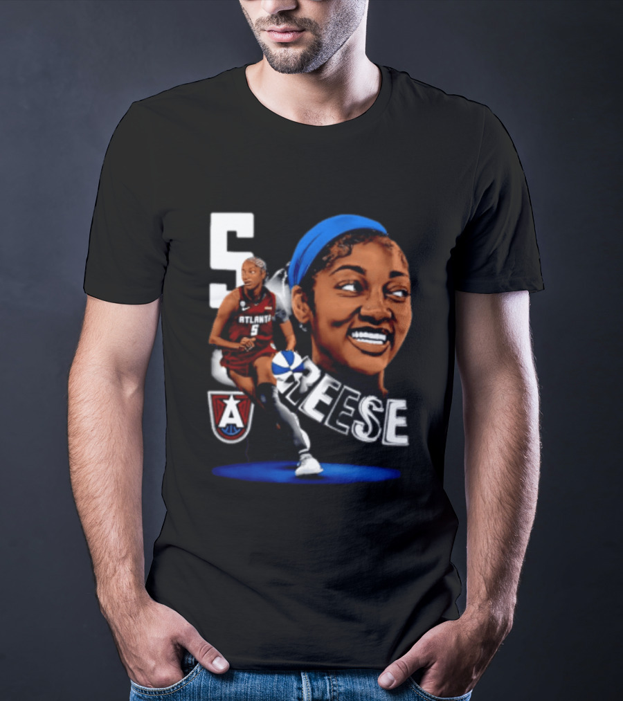 Angel Reese 5 Atlanta Dream WNBA Basketball Player Number 5 T-Shirt