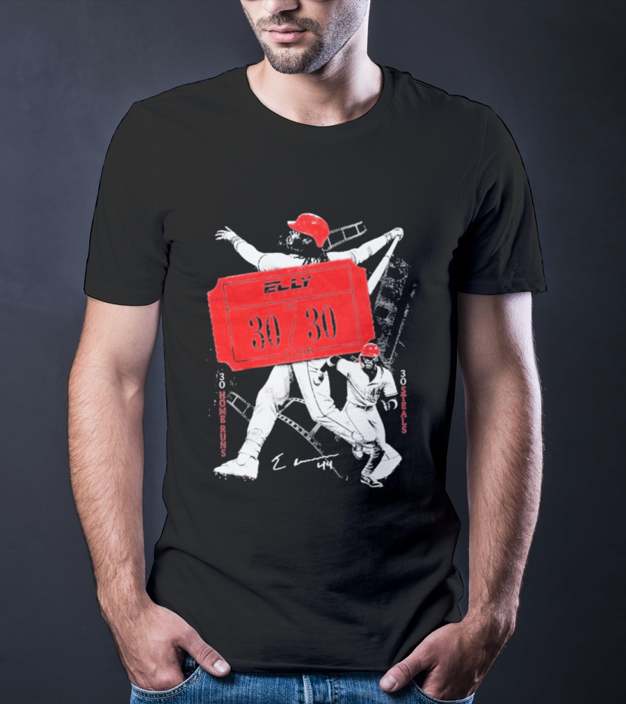 Elly The 30 30 Club 30 Home Runs 30 Steals T-Shirt