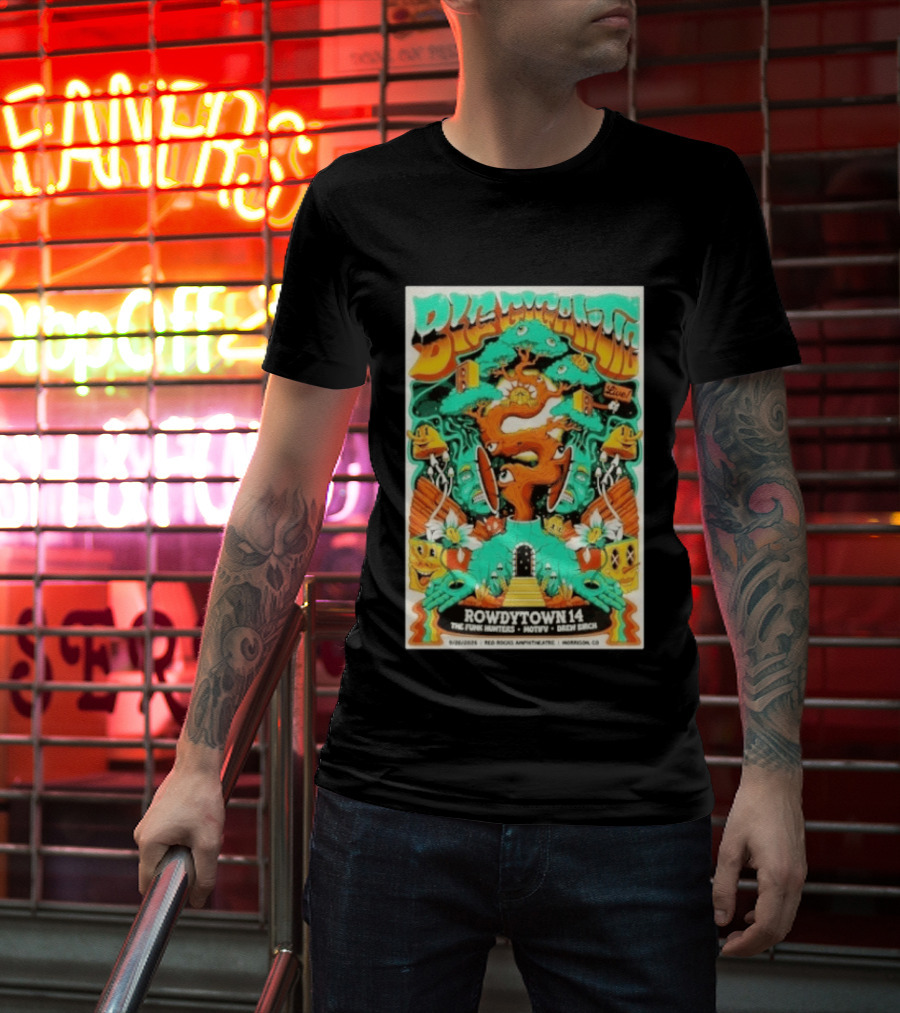 Boogie Nights Live Rowdytown 14 Red Rocks Amphitheatre 09.26.2026 The Funk Hunters Motifv Drew Birch T-Shirt