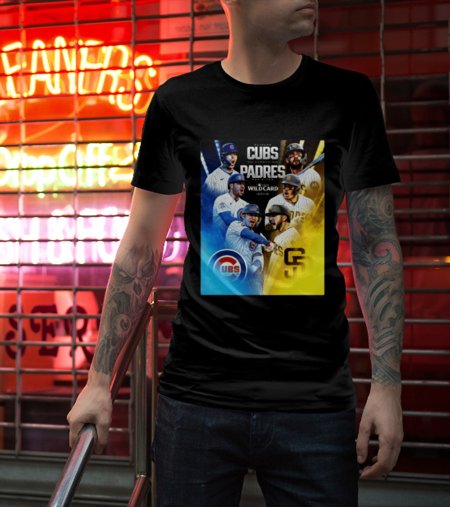 Chicago Cubs Vs San Diego Padres 2026 MLB NL Wild Card Showdown Baseball Fan Gear T-Shirt