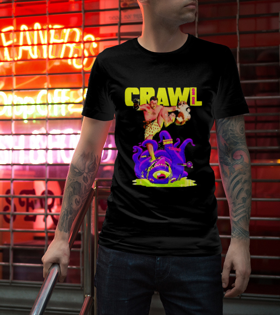 Crawl Or Die Critical Damage RPG Gamer Monster Attack T-Shirt