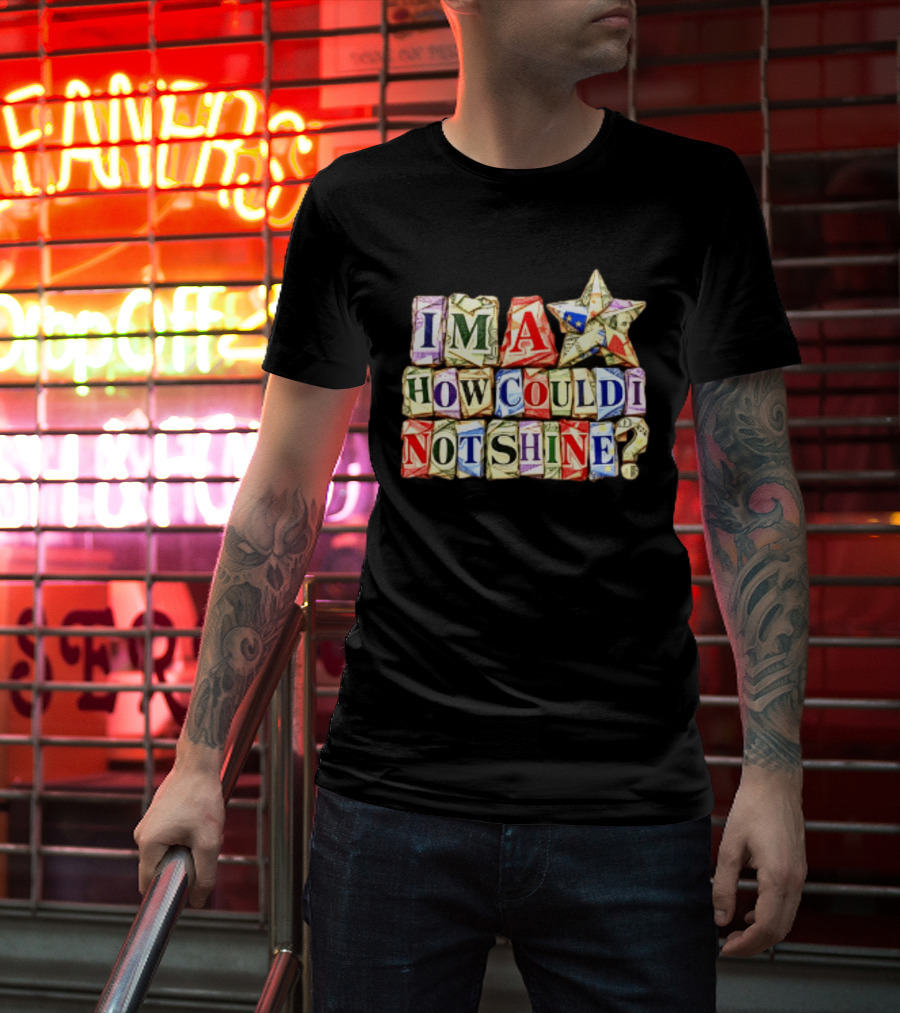 I'm A Star How Could I Not Shine Bright Colorful Blocks T-Shirt