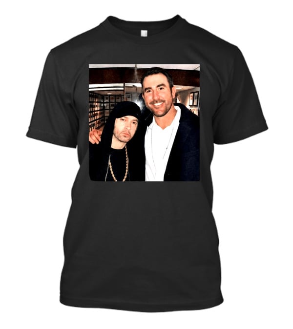 Justin Verlander Eminem Iconic Collaboration Moment T-Shirt