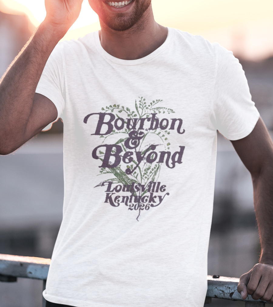 Bourbon & Beyond Louisville Kentucky 2026 Floral T-Shirt