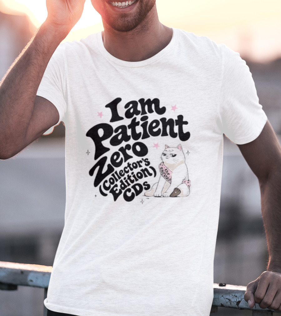 I Am Patient Zero Collectors Edition CDs Cat With Pink Bandana T-Shirt