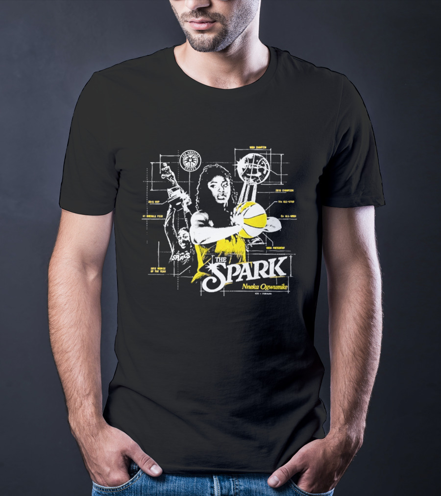 The Spark Nneka Ogwumike Final Game Celebration Thank You Los Angeles T-Shirt
