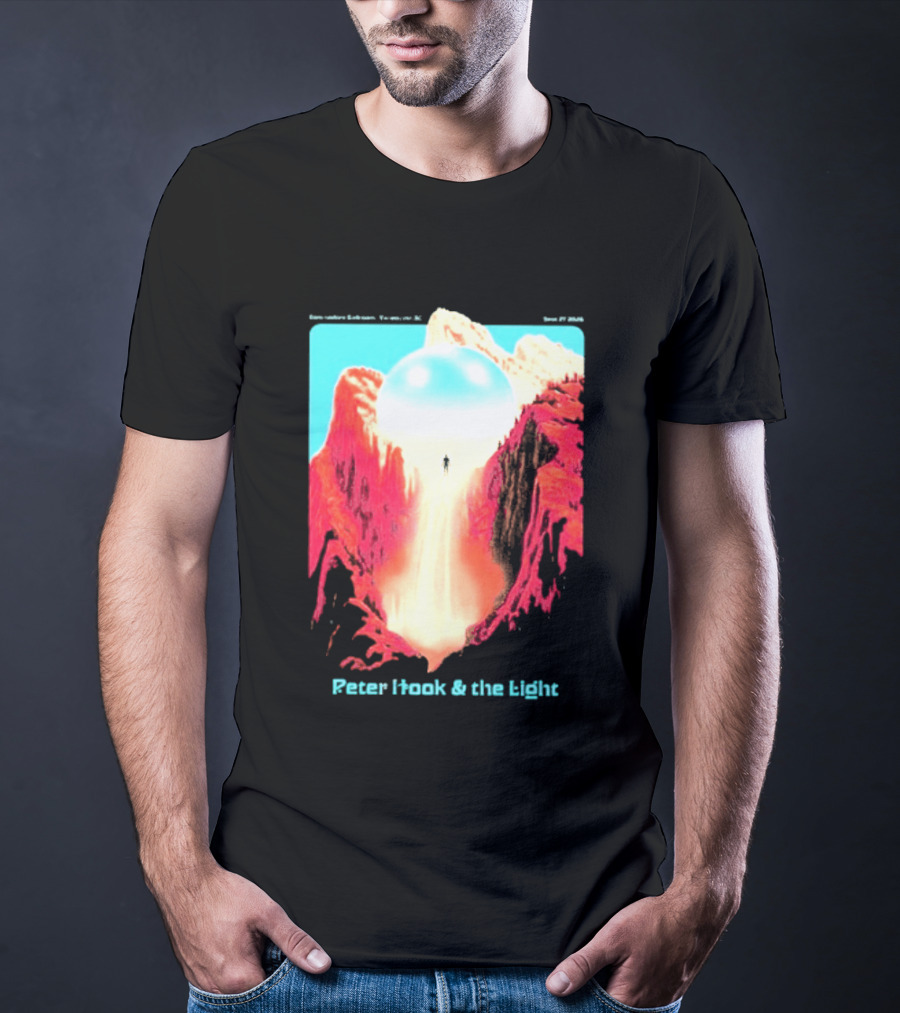 Peter Hook And The Light Vancouver BC Commodore Ballroom September 27 2026 Retro Futuristic Album Cover T-Shirt