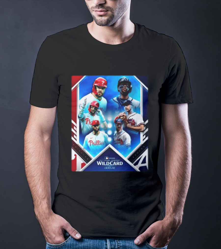 2026 MLB National League Wild Card Philadelphia Phillies Atlanta Braves Matchup T-Shirt