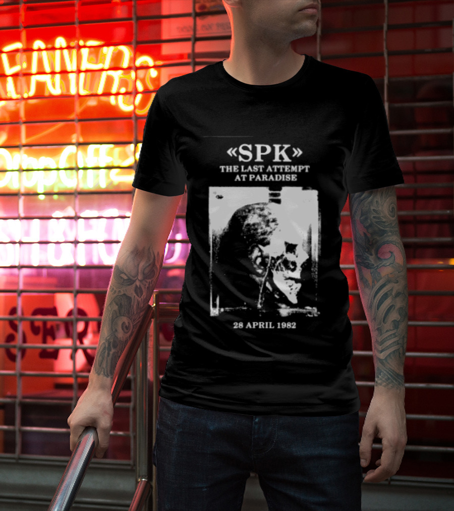 SPK The Last Attempt At Paradise Event 28 April 1982 T-Shirt