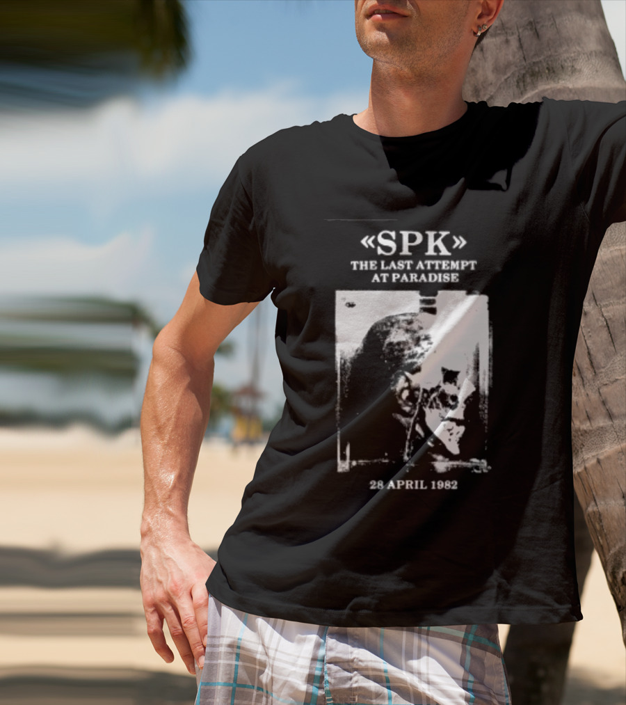 SPK The Last Attempt At Paradise Event 28 April 1982 T-Shirt
