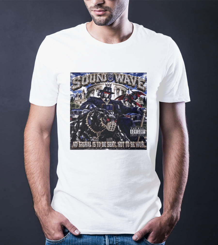 Sound Wave No Signal Is To Be Sent Not To Be Won Transformers T-Shirt