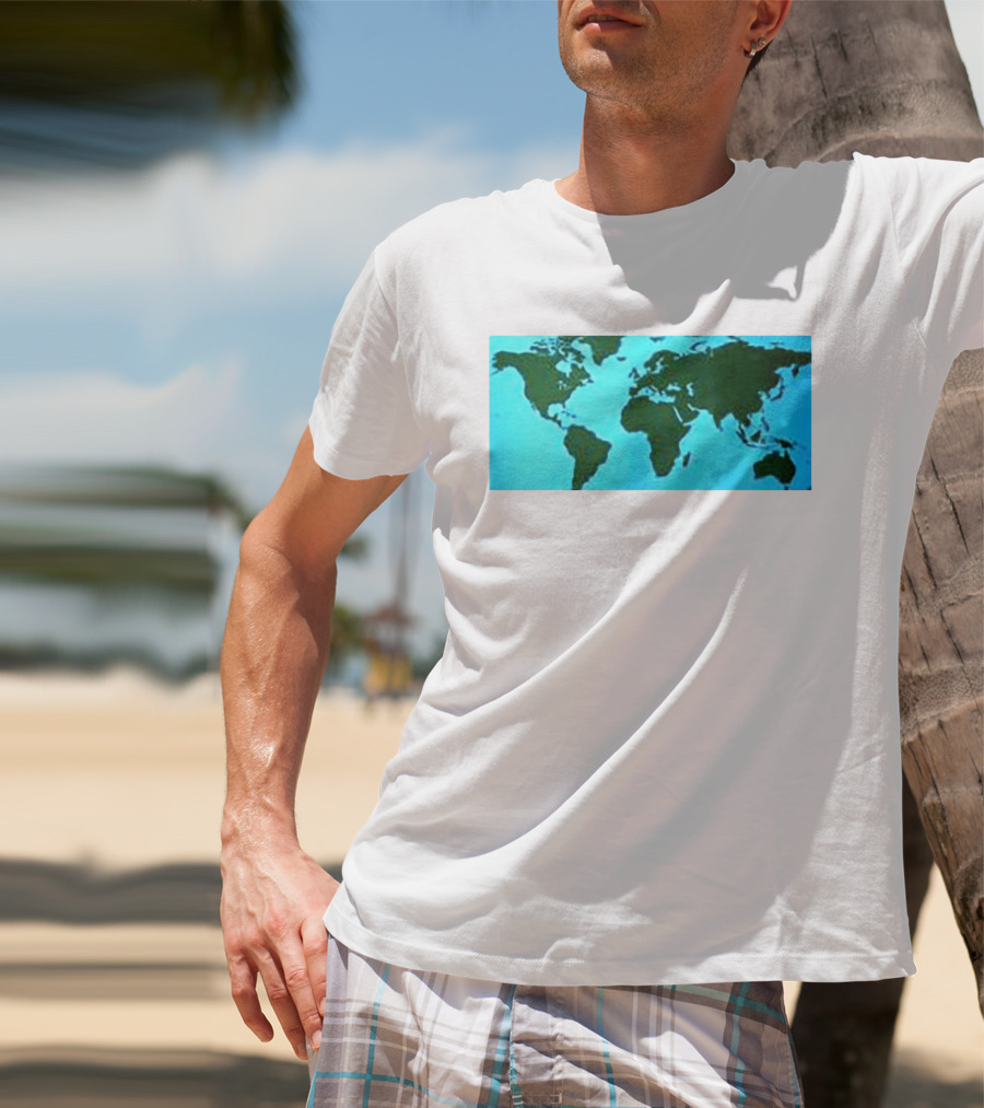 World Map Planet Earth Travel Adventure Journey T-Shirt