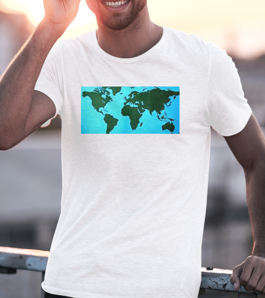 World Map Planet Earth Travel Adventure Journey T-Shirt