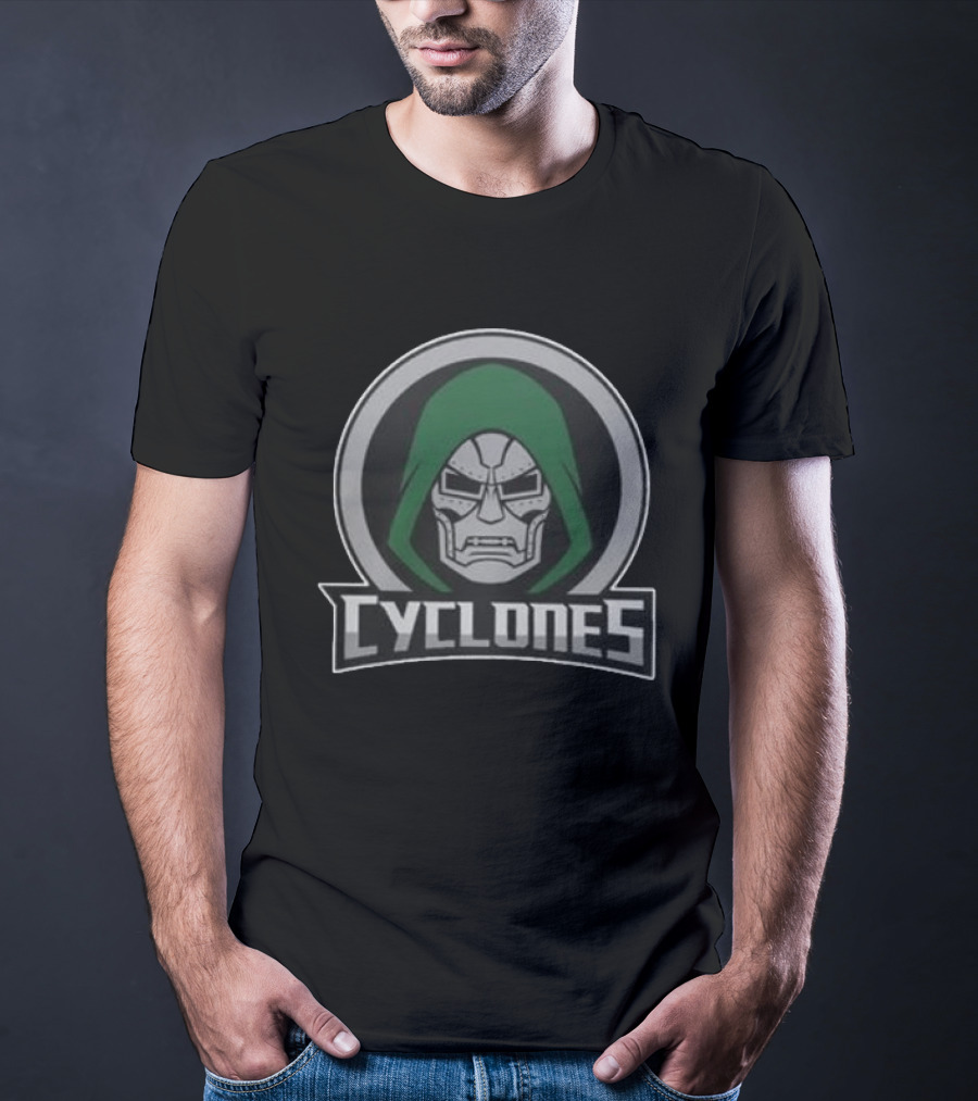 Cincinnati Cyclones Dr. Doom Marvel Hockey Jersey T-Shirt