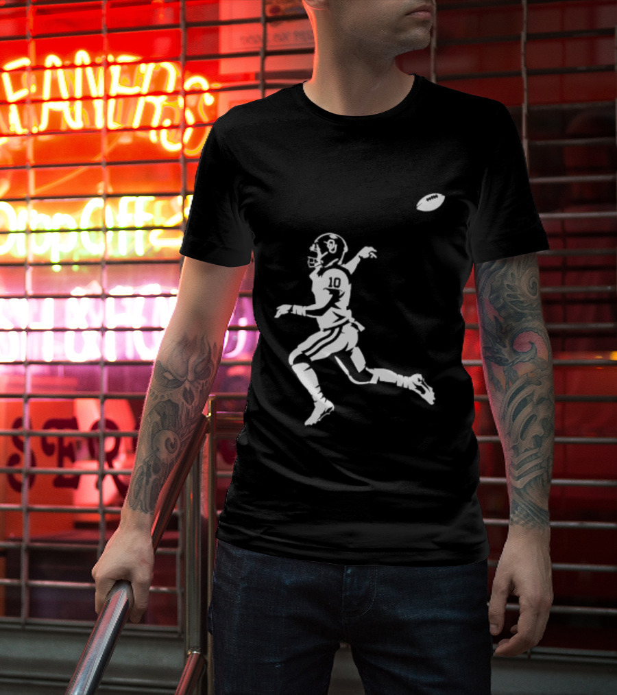 Oklahoma Sooners John Mateer Football Quarterback Crimson Pass T-Shirt