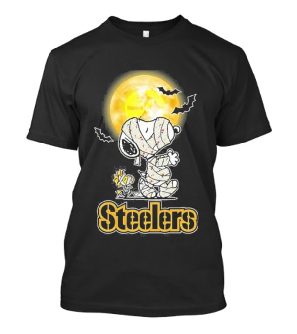 Pittsburgh Steelers Snoopy Halloween 2026 Holiday T-Shirt