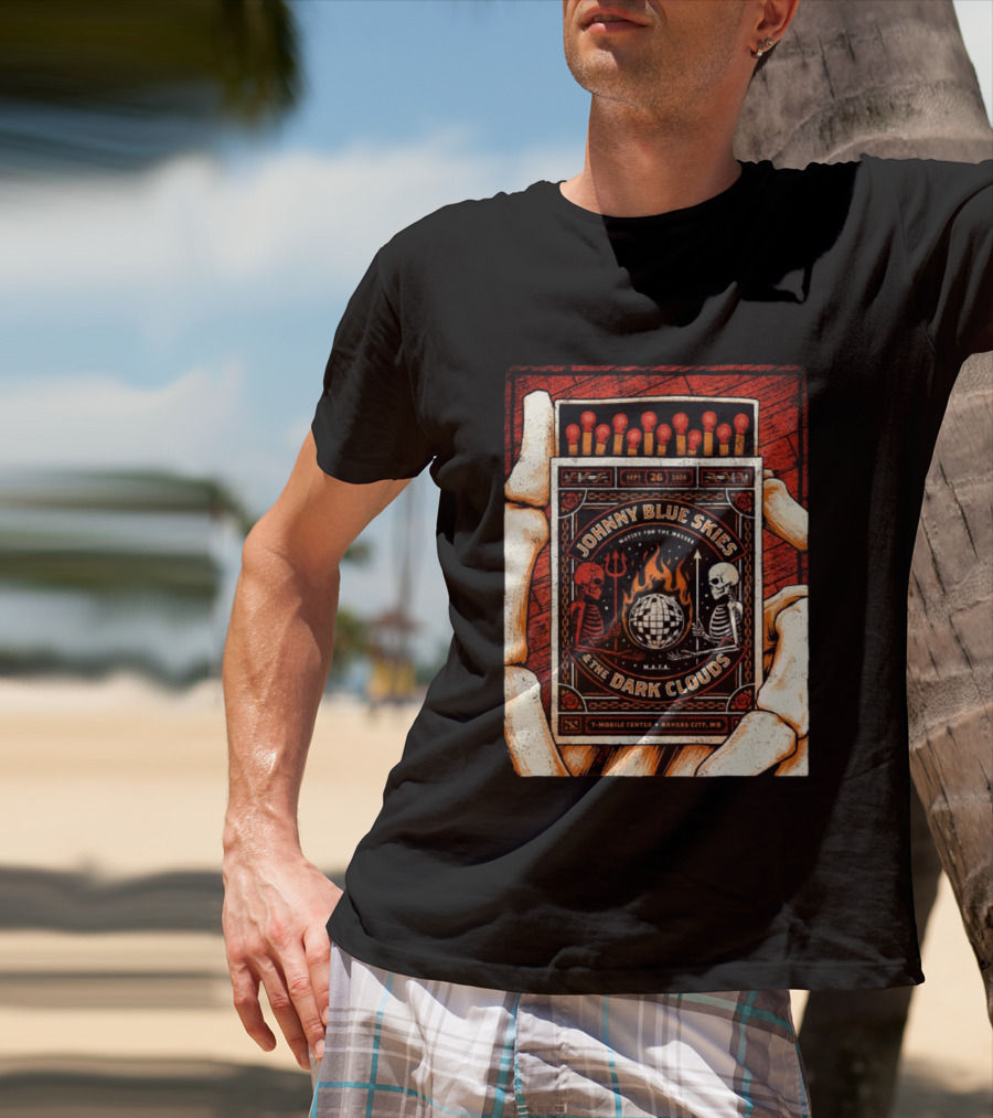 Johnny Blue Skies And The Dark Clouds Matchbox Mobile Center Kansas City MO September 26 2026 T-Shirt