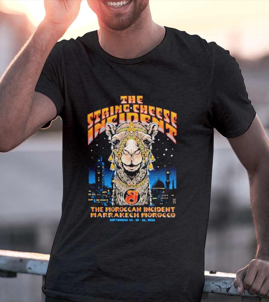 The String Cheese Incident Moroccan Incident Marrakech Morocco September 24 25 26 2026 T-Shirt