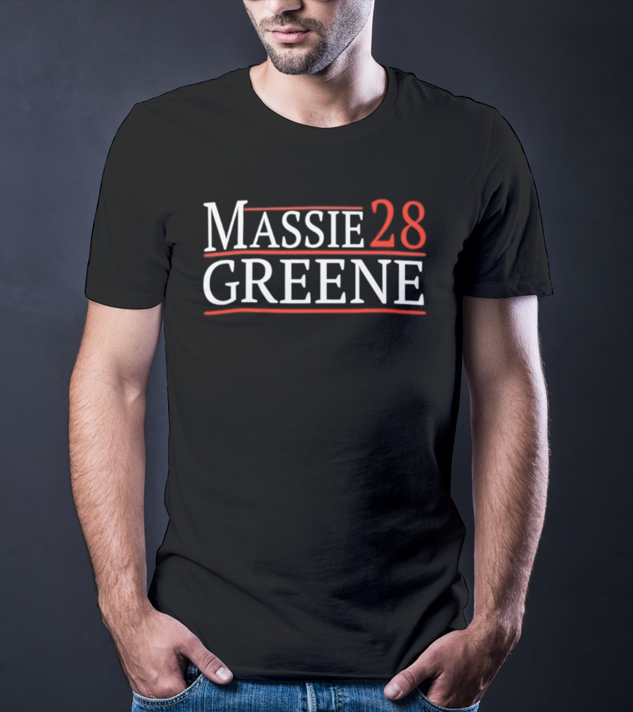 Massie Greene 28 Presidential Campaign 2028 T-Shirt