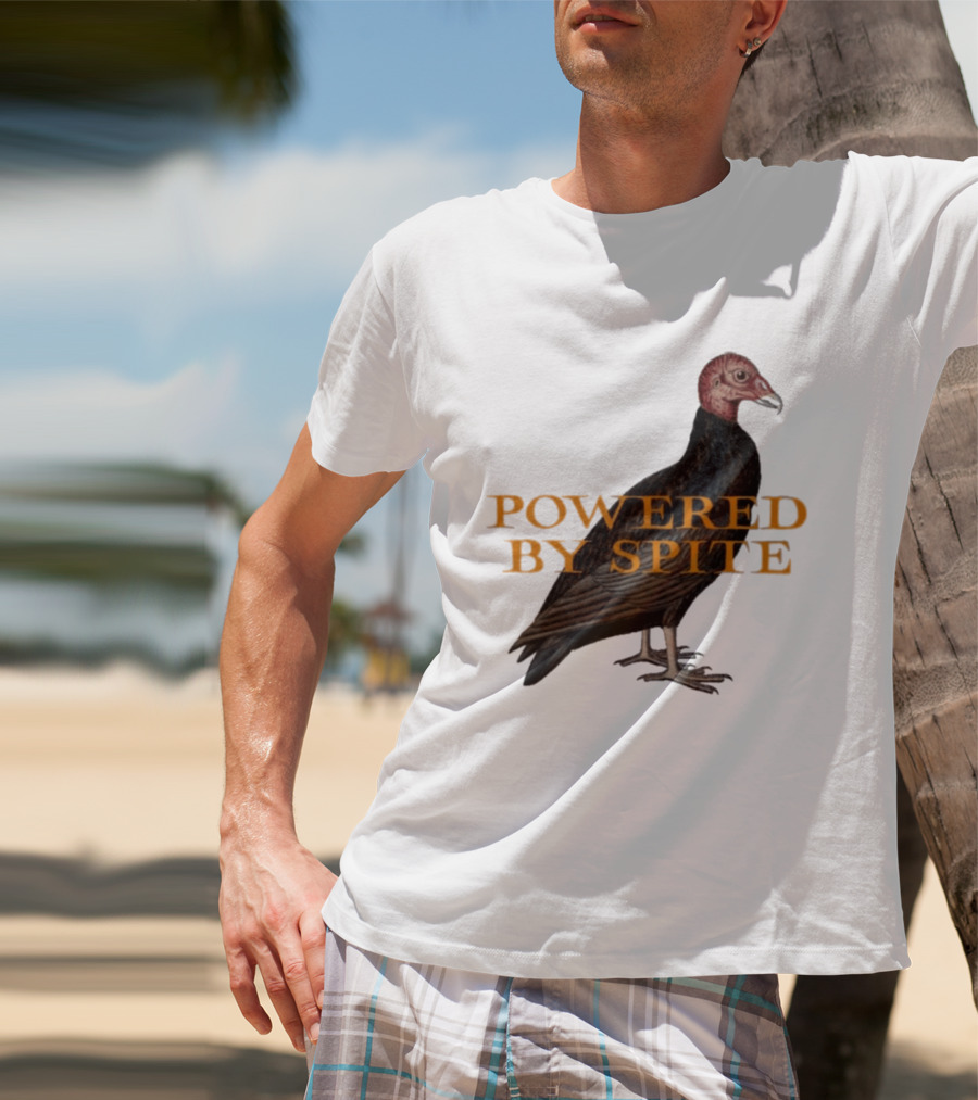 Powered By Spite Turkey Vulture T-Shirt