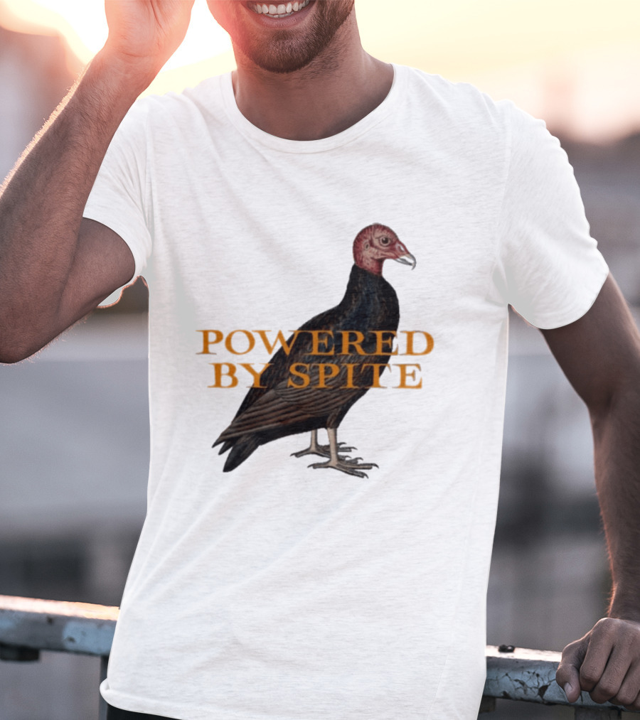 Powered By Spite Turkey Vulture T-Shirt