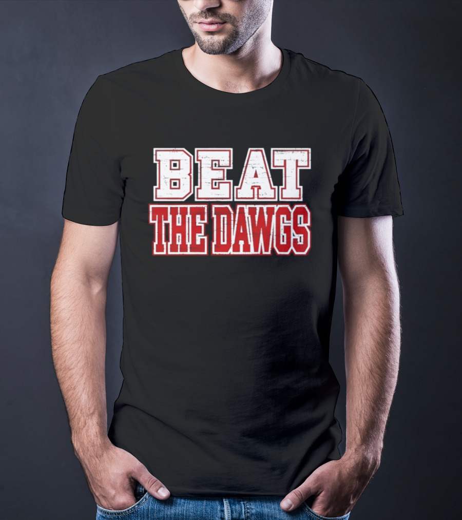 Beat The Dawgs NCAA Football Rivalry Game Day T-Shirt