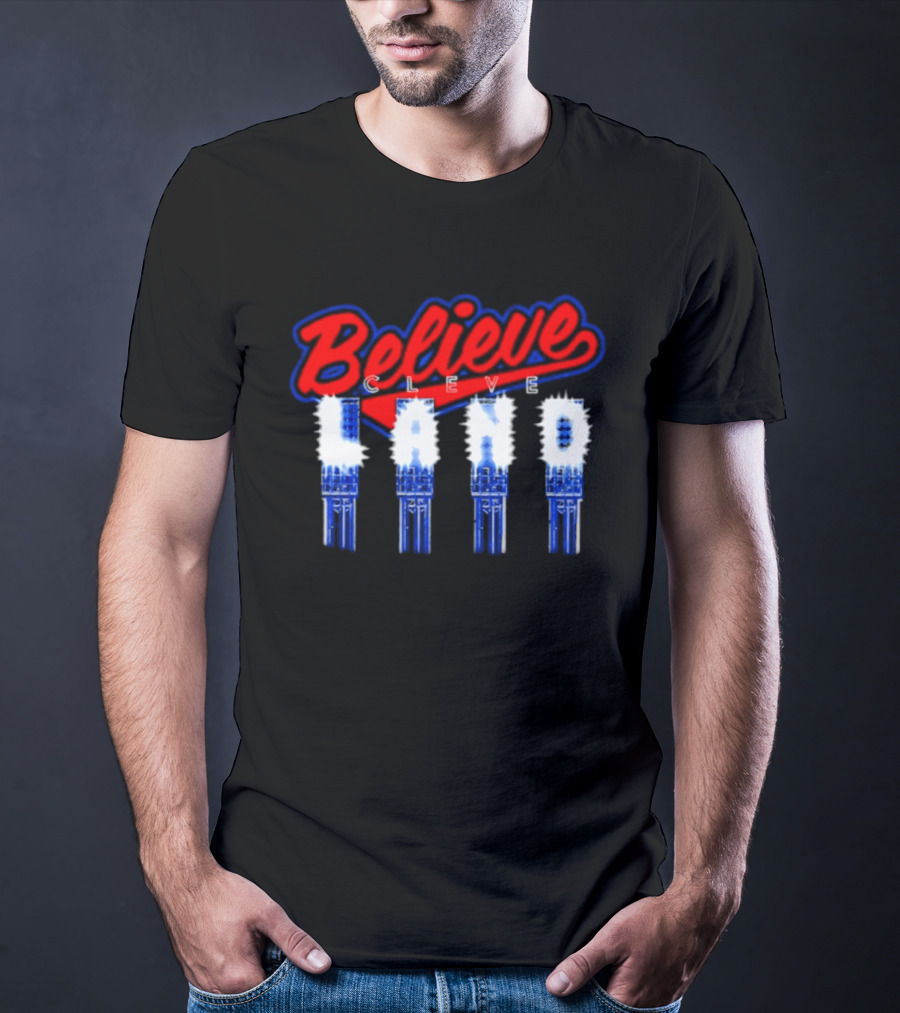 Believe Cleve Land Stadium Lights Cleveland T-Shirt