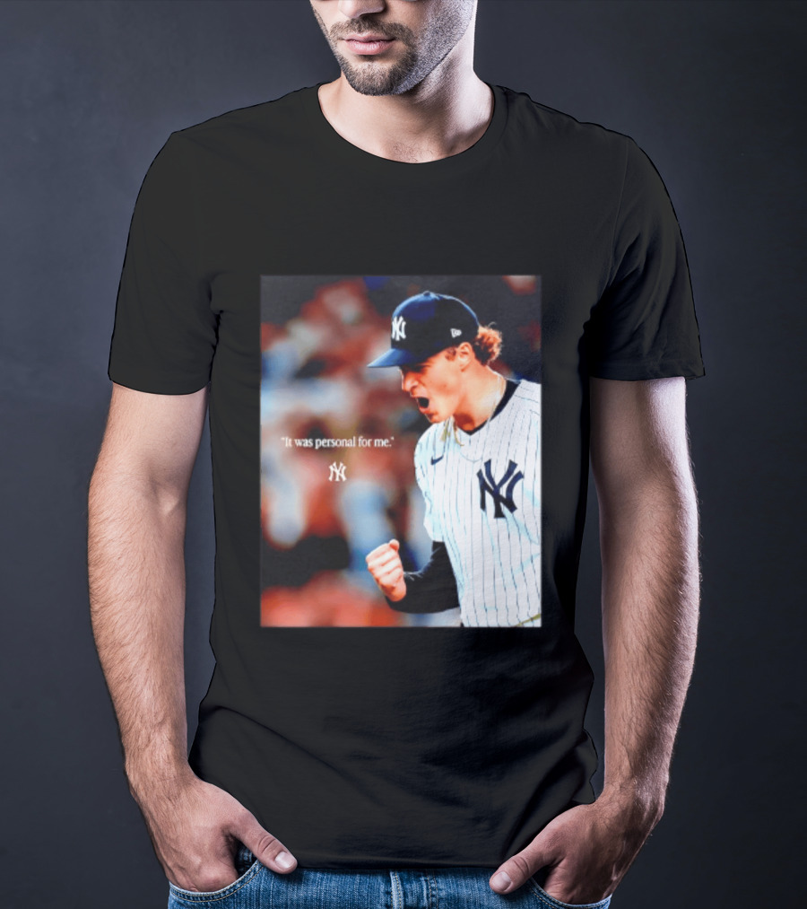 Ben Rice New York Yankees It Was Personal For Me Yankees Baseball T-Shirt