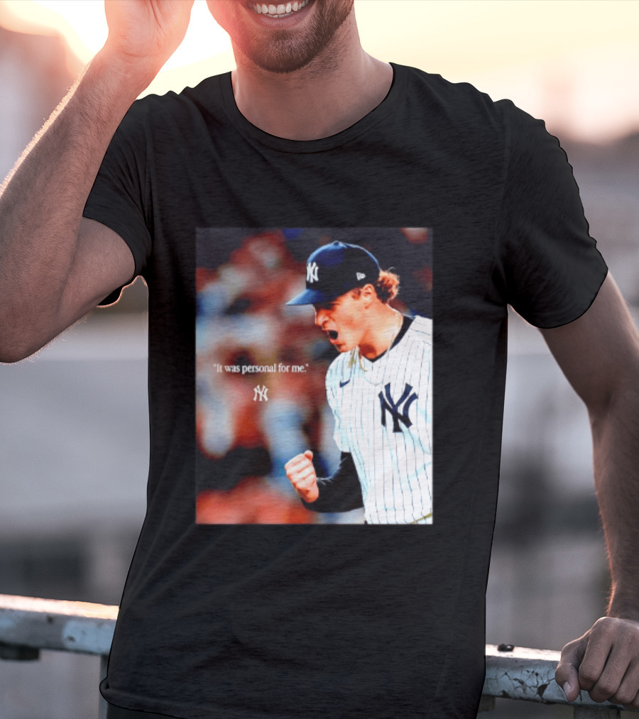 Ben Rice New York Yankees It Was Personal For Me Yankees Baseball T-Shirt