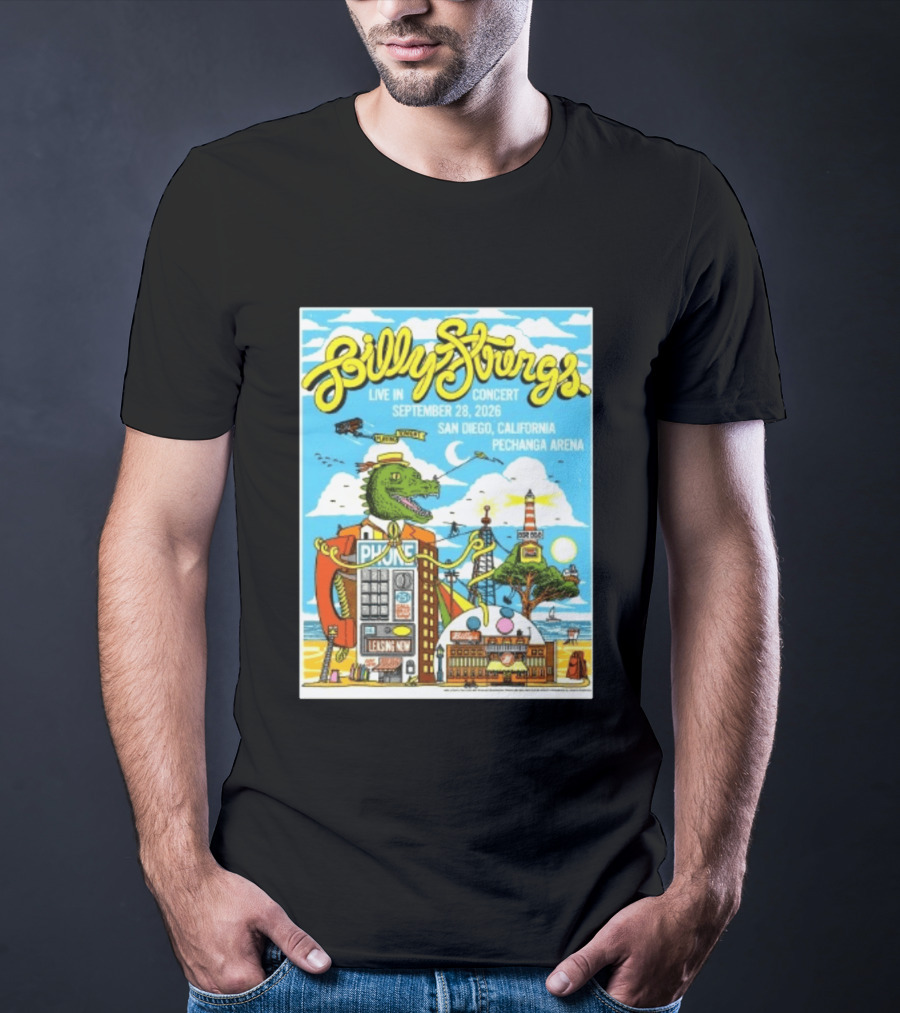 Billy Strings Live In Concert September 28 2026 San Diego Pechanga Arena T-Shirt