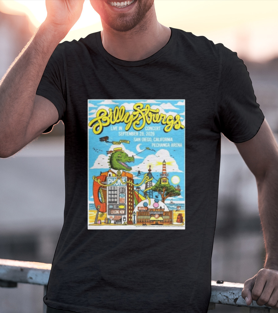Billy Strings Live In Concert September 28 2026 San Diego Pechanga Arena T-Shirt