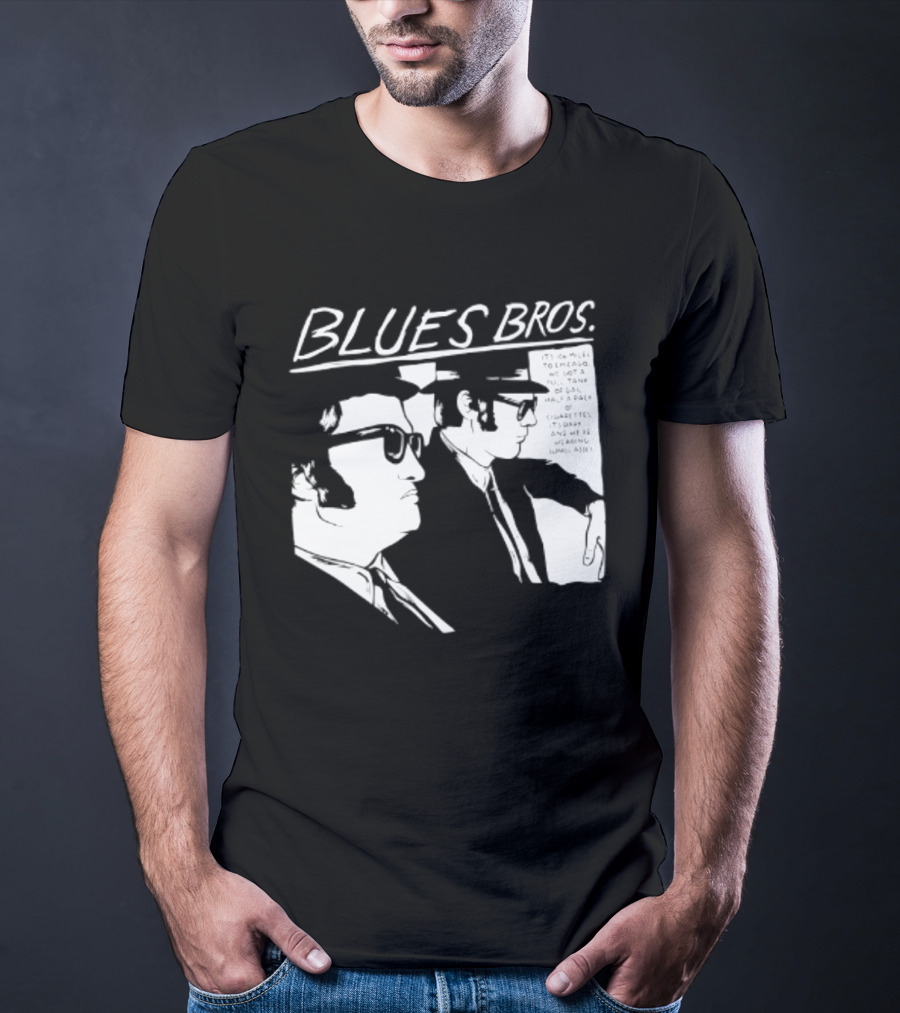 Blues Brothers It's 106 Miles To Chicago Full Tank Of Gas Half A Pack Of Cigarettes T-Shirt