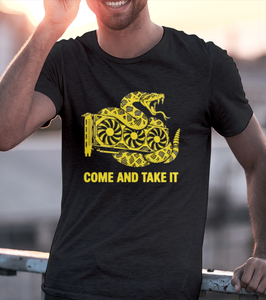 Come And Take It Snake GPU Graphic Card T-Shirt