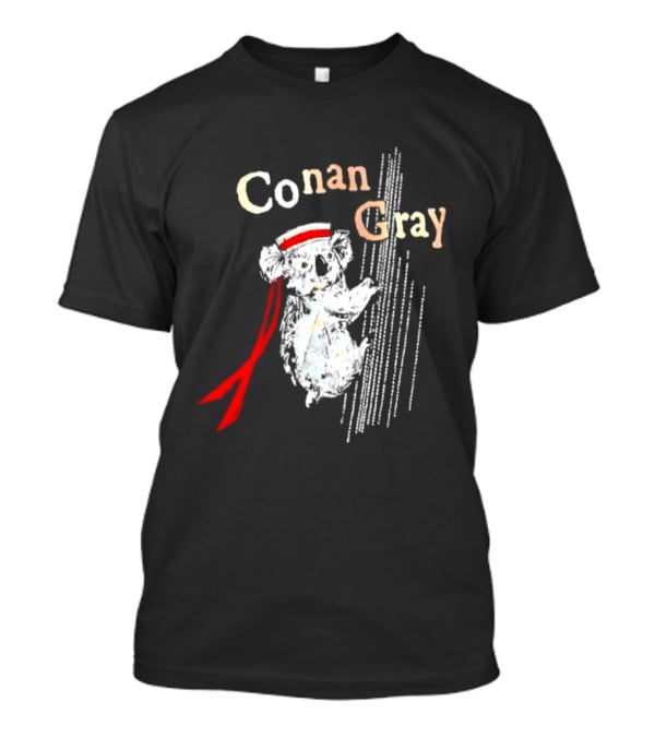 Conan Gray Koala In Red Headband With Stripes Sailor Indie Pop Singer T-Shirt