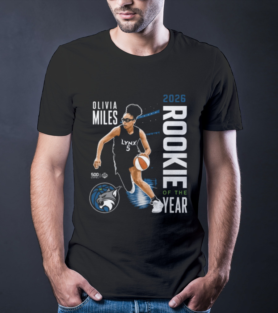 Olivia Miles Lynx 2026 Rookie Of The Year Basketball Legend T-Shirt