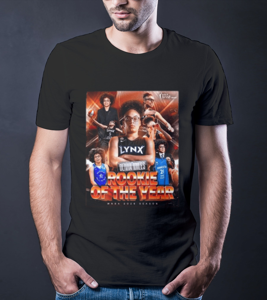 Olivia Miles Rookie Of The Year Lynx WNBA 2026 Season T-Shirt