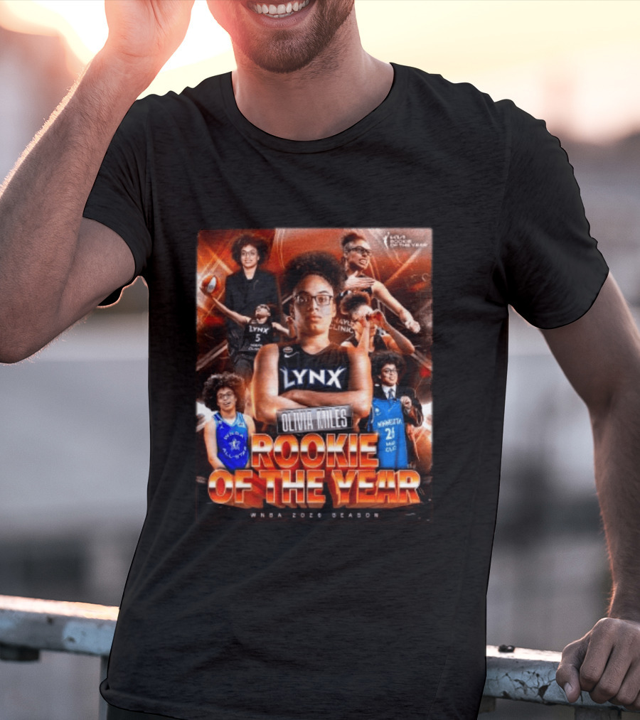 Olivia Miles Rookie Of The Year Lynx WNBA 2026 Season T-Shirt