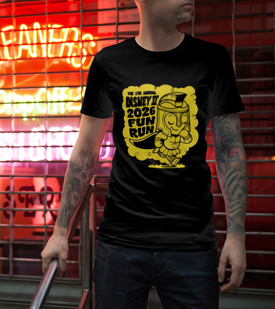 The 5th Annual Disney II 2026 Fun Run Harebrained Character Celebration T-Shirt