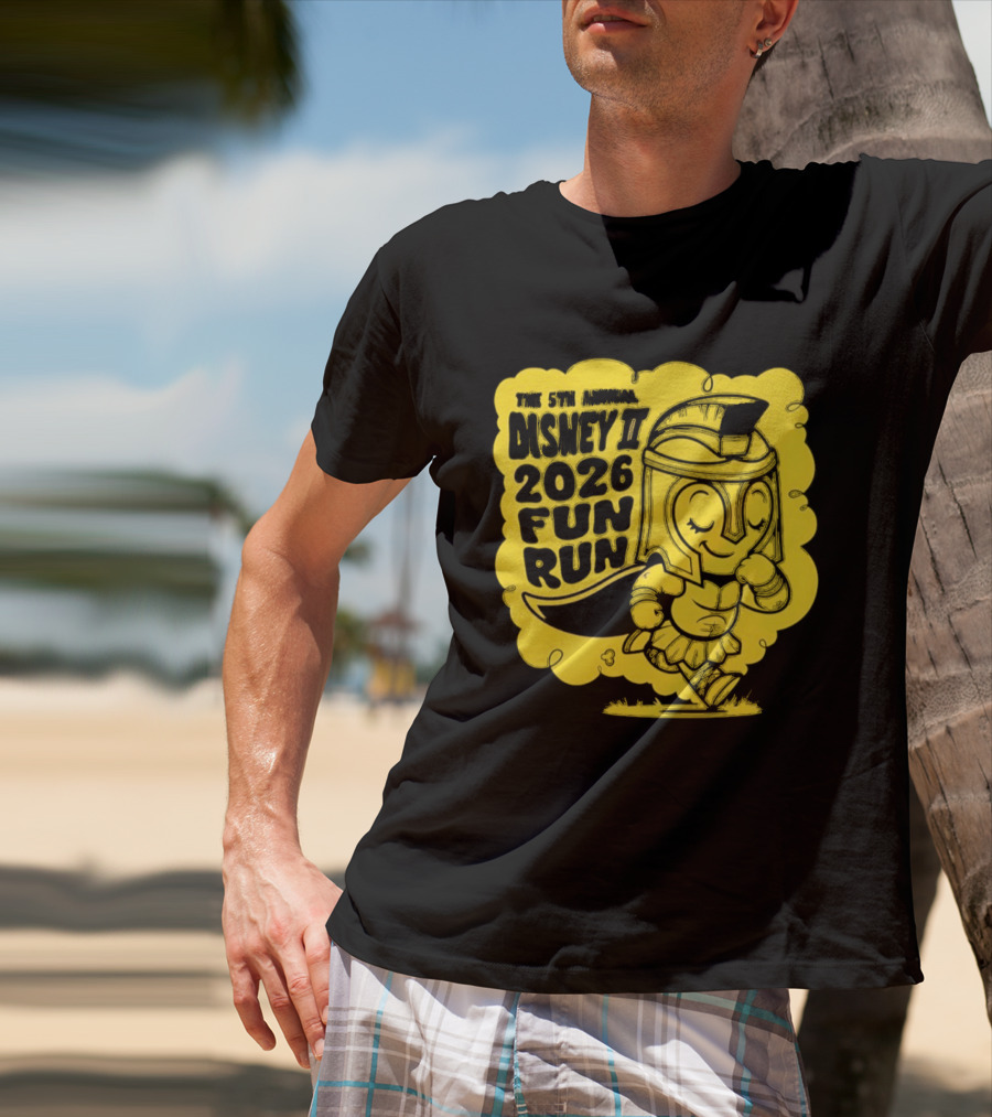 The 5th Annual Disney II 2026 Fun Run Harebrained Character Celebration T-Shirt