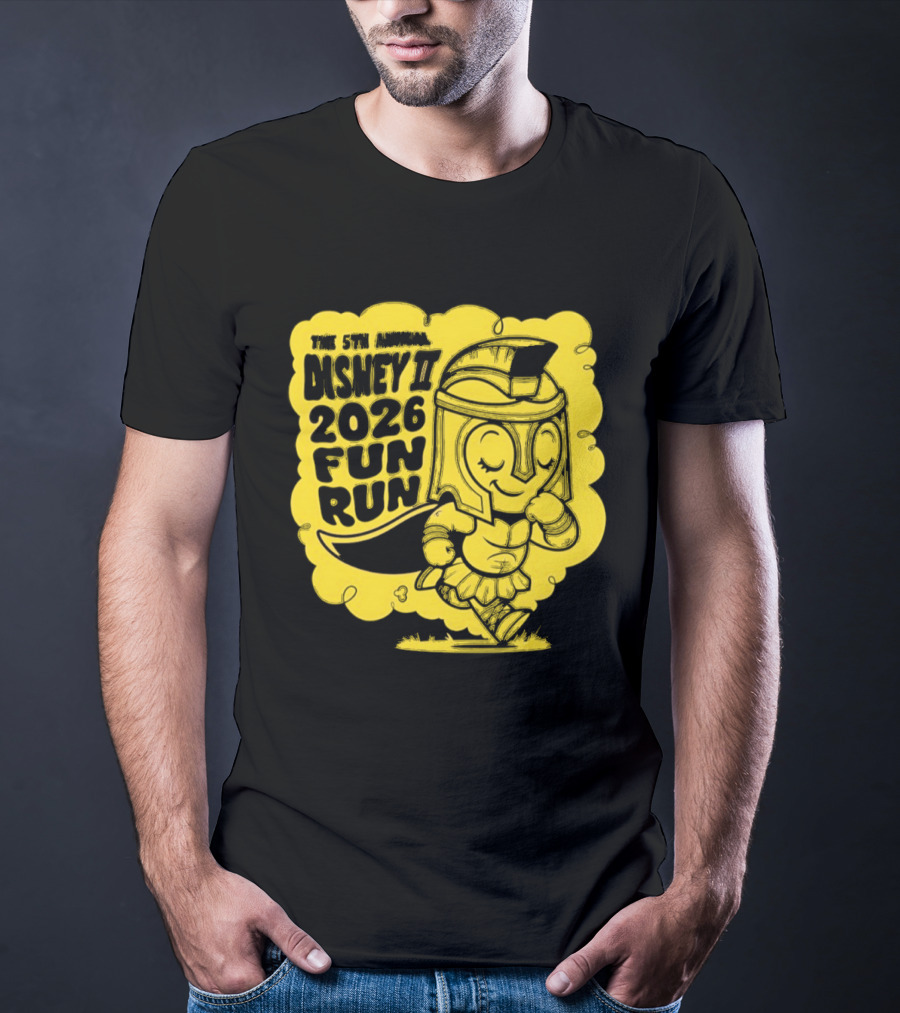 The 5th Annual Disney II 2026 Fun Run Harebrained Character Celebration T-Shirt